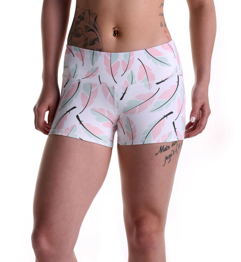 Tough Mode Women's 3" Athletic Workout Volleyball Running WOD Compression Shorts - Image 2